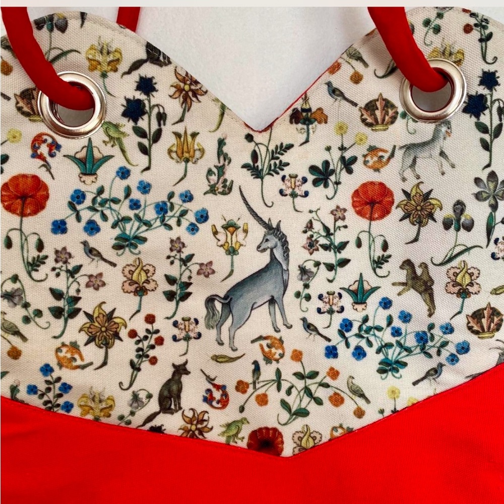 🌹 Samantha Pleet 🌹 Illuminated Unicorn Tapestry ✨ Heart Purse - Picture 3 of 5